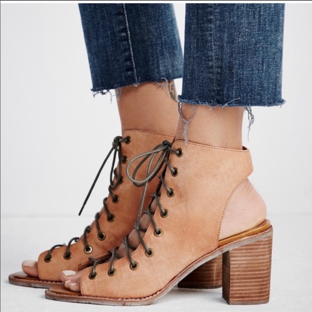 Jeffrey Campbell X Free People Lace Up Heels